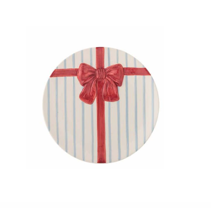 Bow Blue Plate
