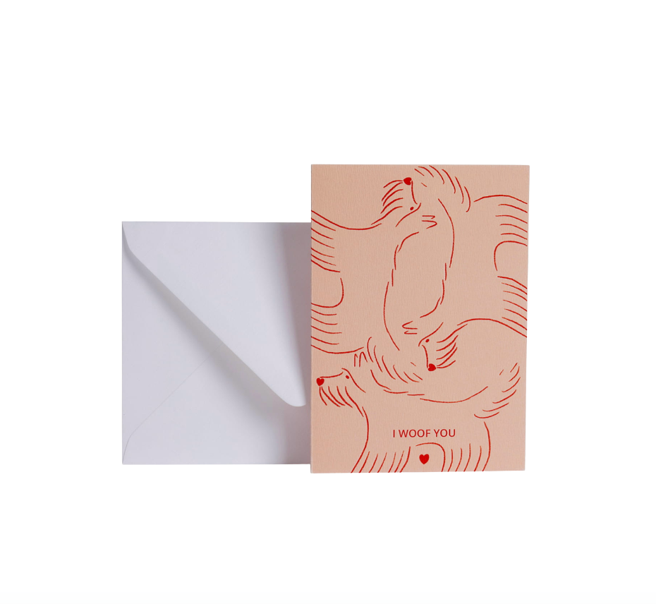 I Woof You Card