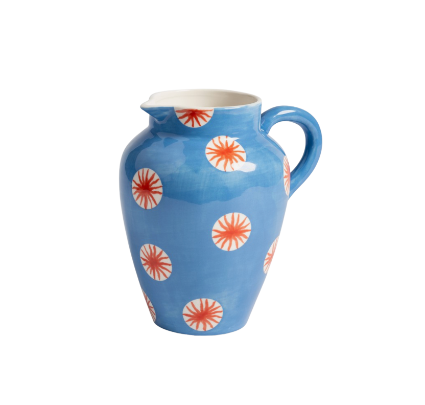 Blue Festive Jug