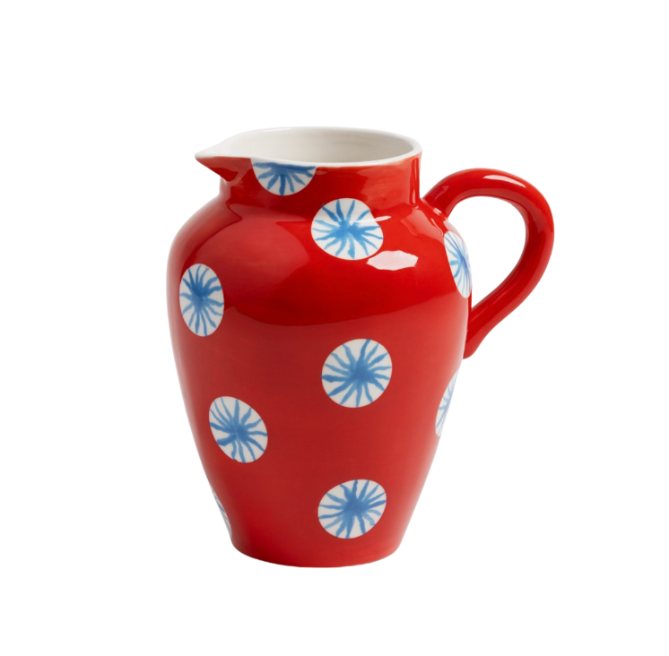 Red Festive Jug