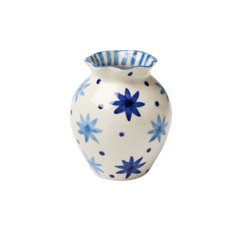 Blue Star Vase