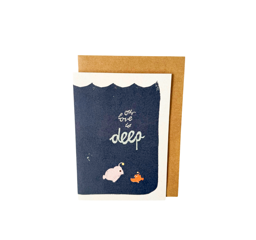 Our Love Is Deep Card