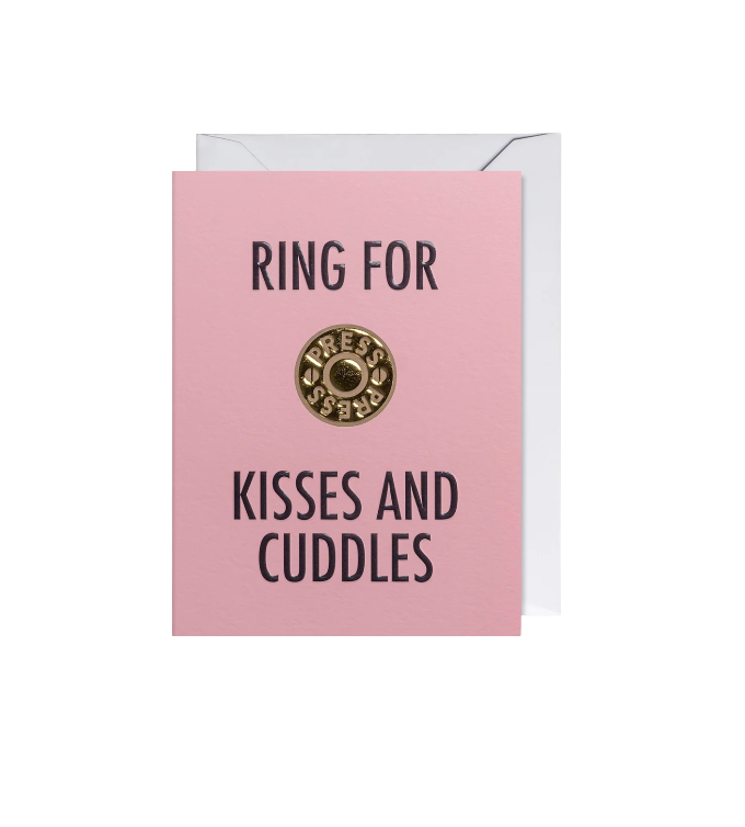 Ring for Kisses and Cuddles Card