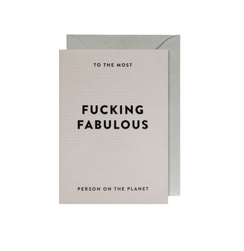 Fucking Fabulous Person Card