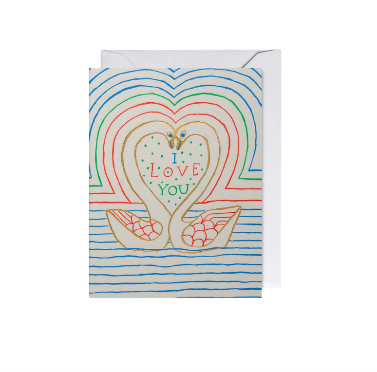 Swan I Love You Card