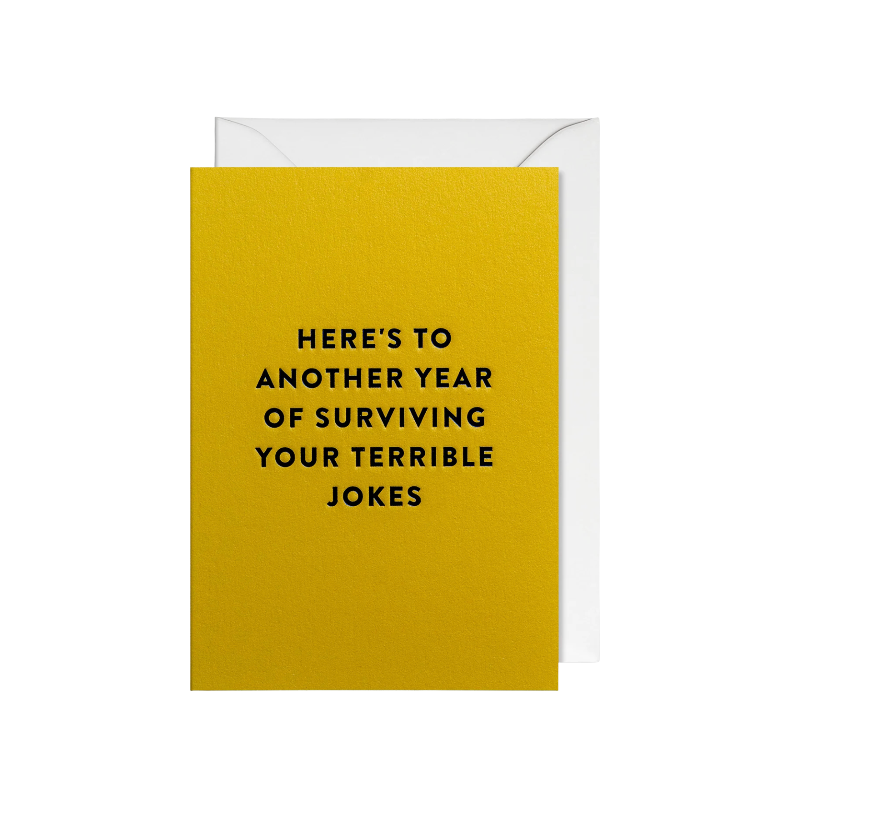 Terrible Jokes Card