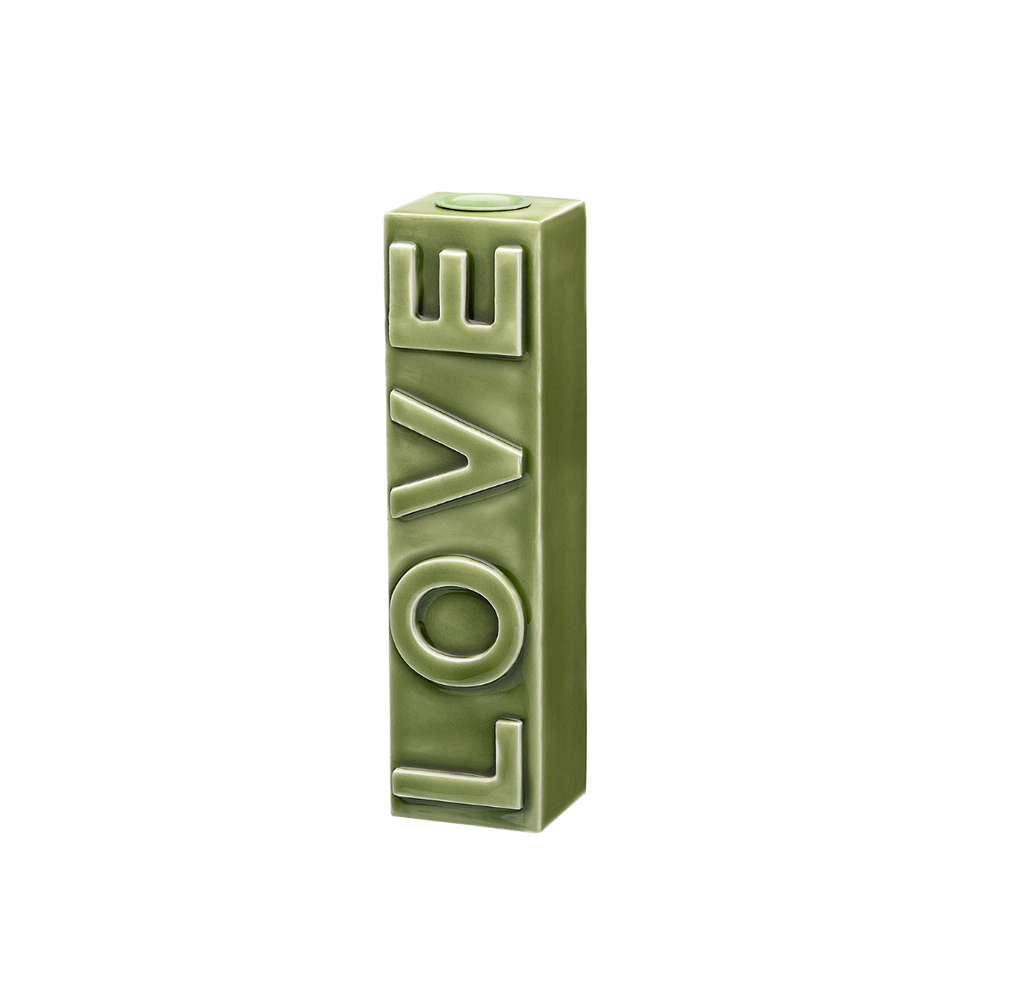 LOVE Olive Candle Holder