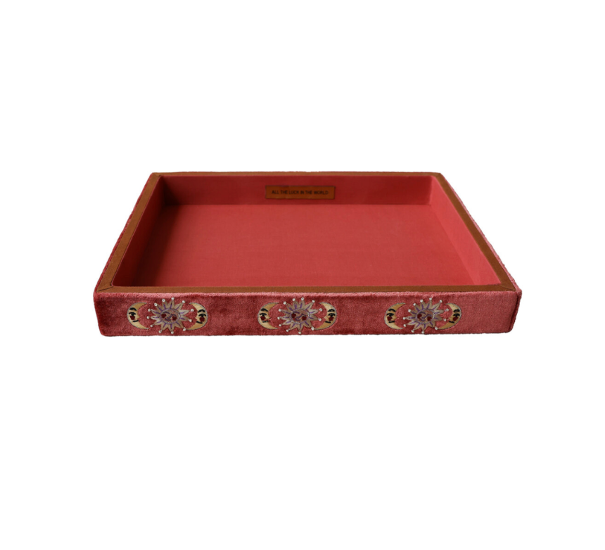 Sun Moon Velvet Tray