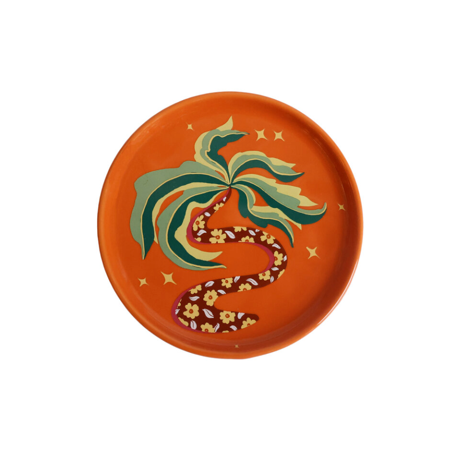 Palm Plate Orange