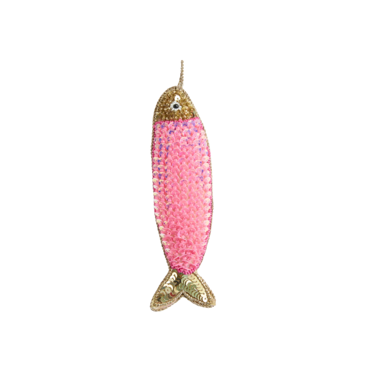 Pink Fish Ornament