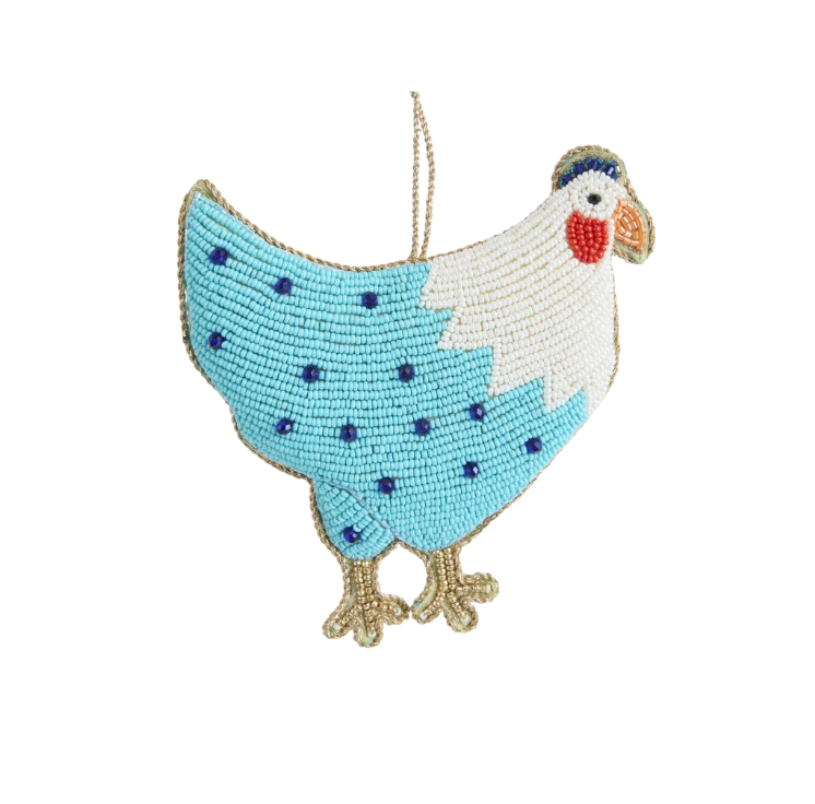 Hen Blue ornament