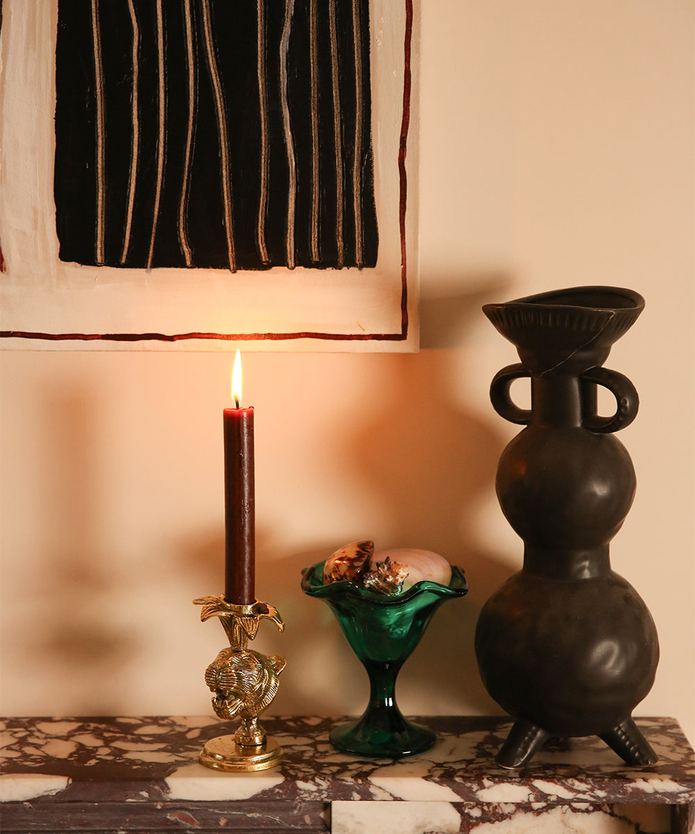 Tiger Candle Holder