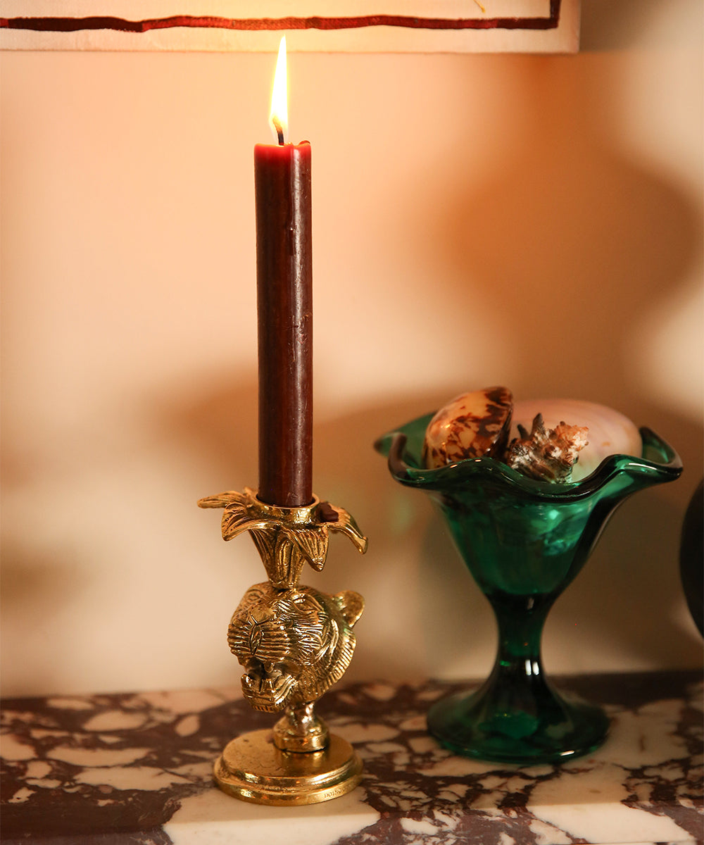 Tiger Candle Holder