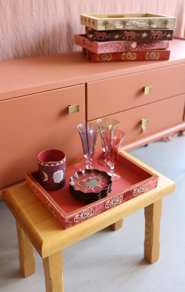 Sun Moon Velvet Tray