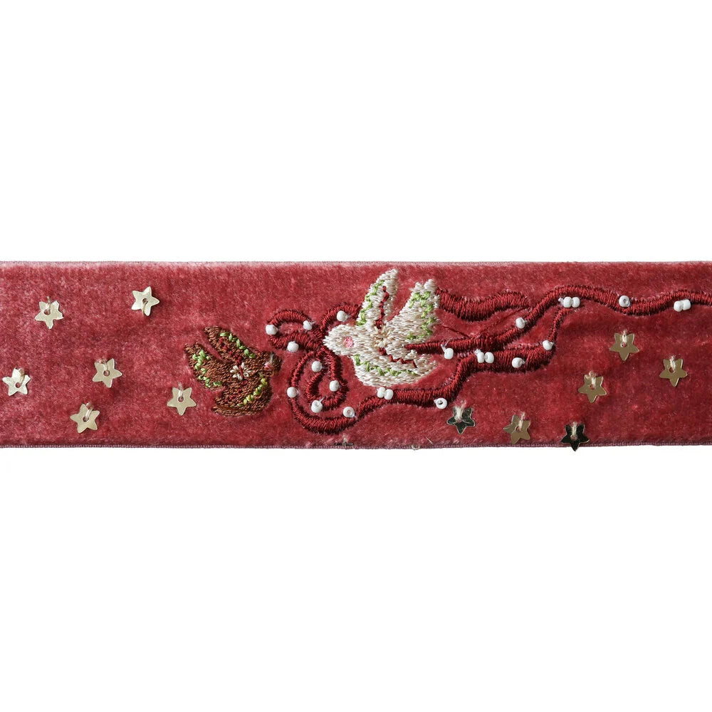 Bird Bow Velvet Tray