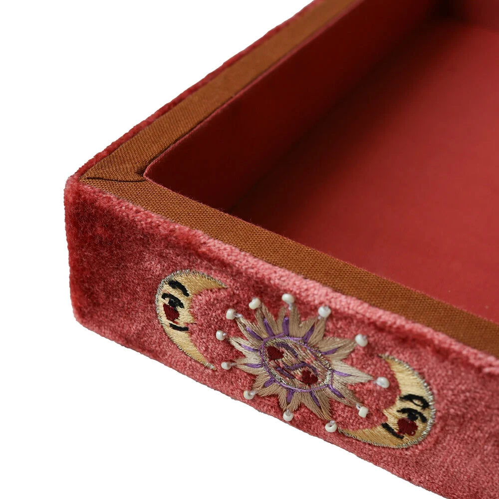 Sun Moon Velvet Tray