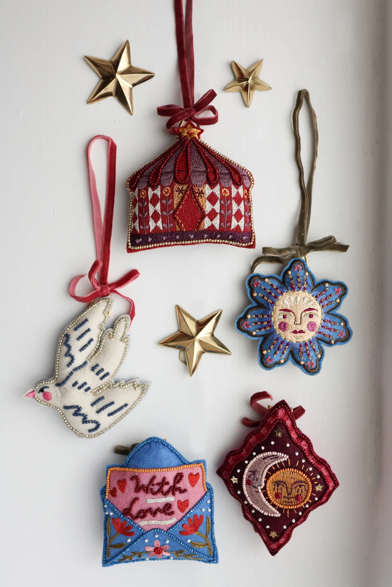 Blue Flower Ornament