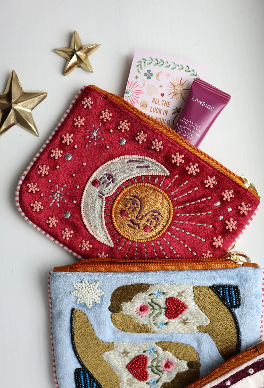 Sun with moon Pouch
