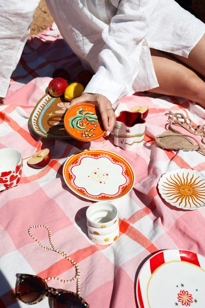 Palm Plate Orange