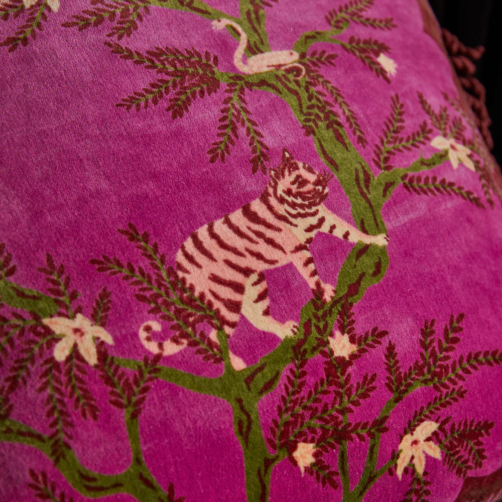Tiger Pink Cushion