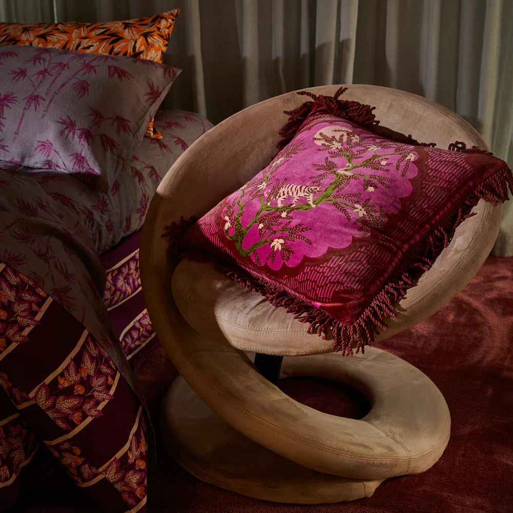 Tiger Pink Cushion