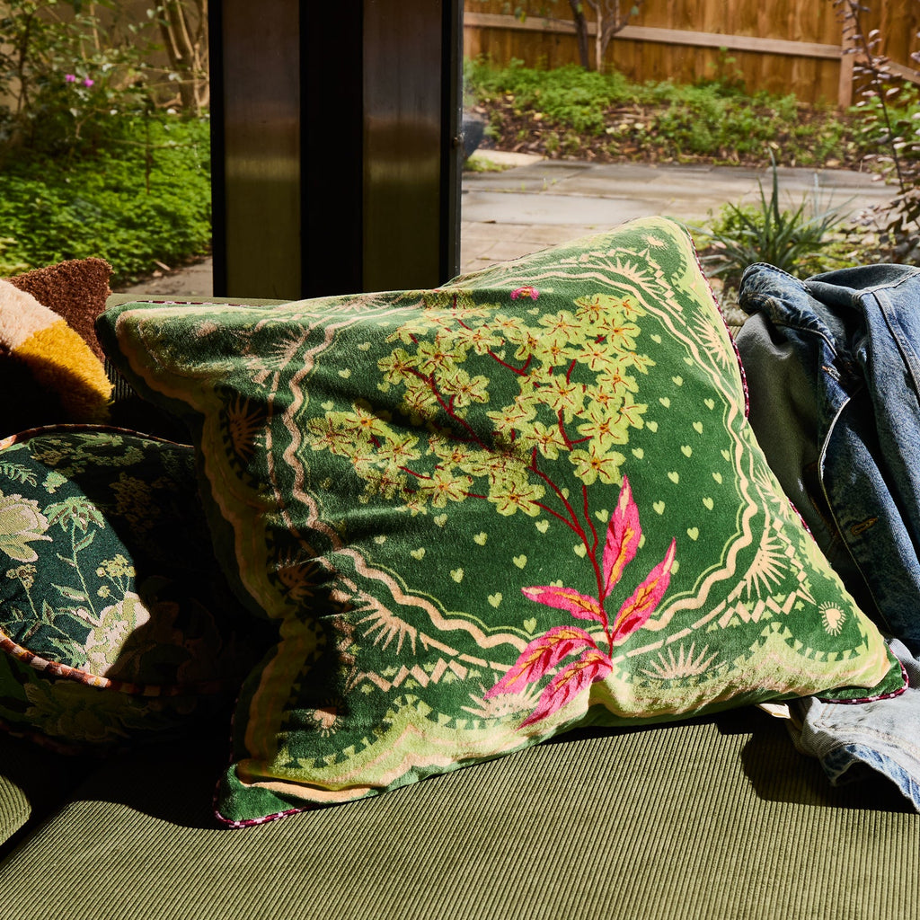 Hunter Green Cushion