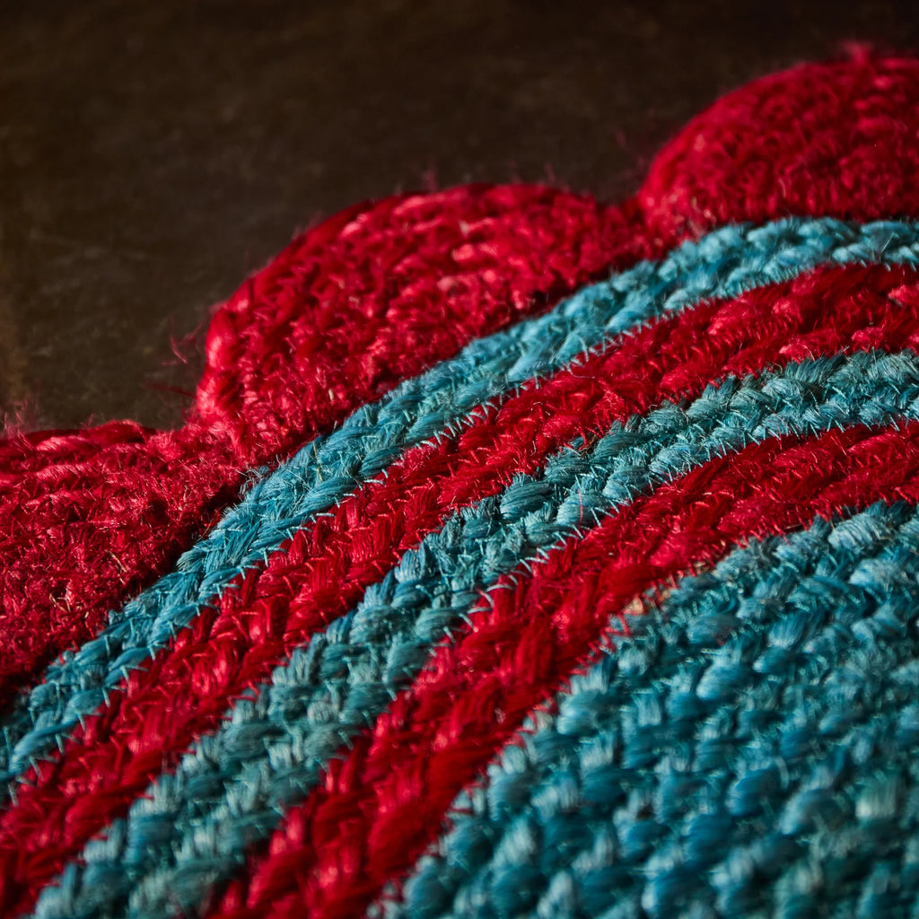 Heart Jute Rug