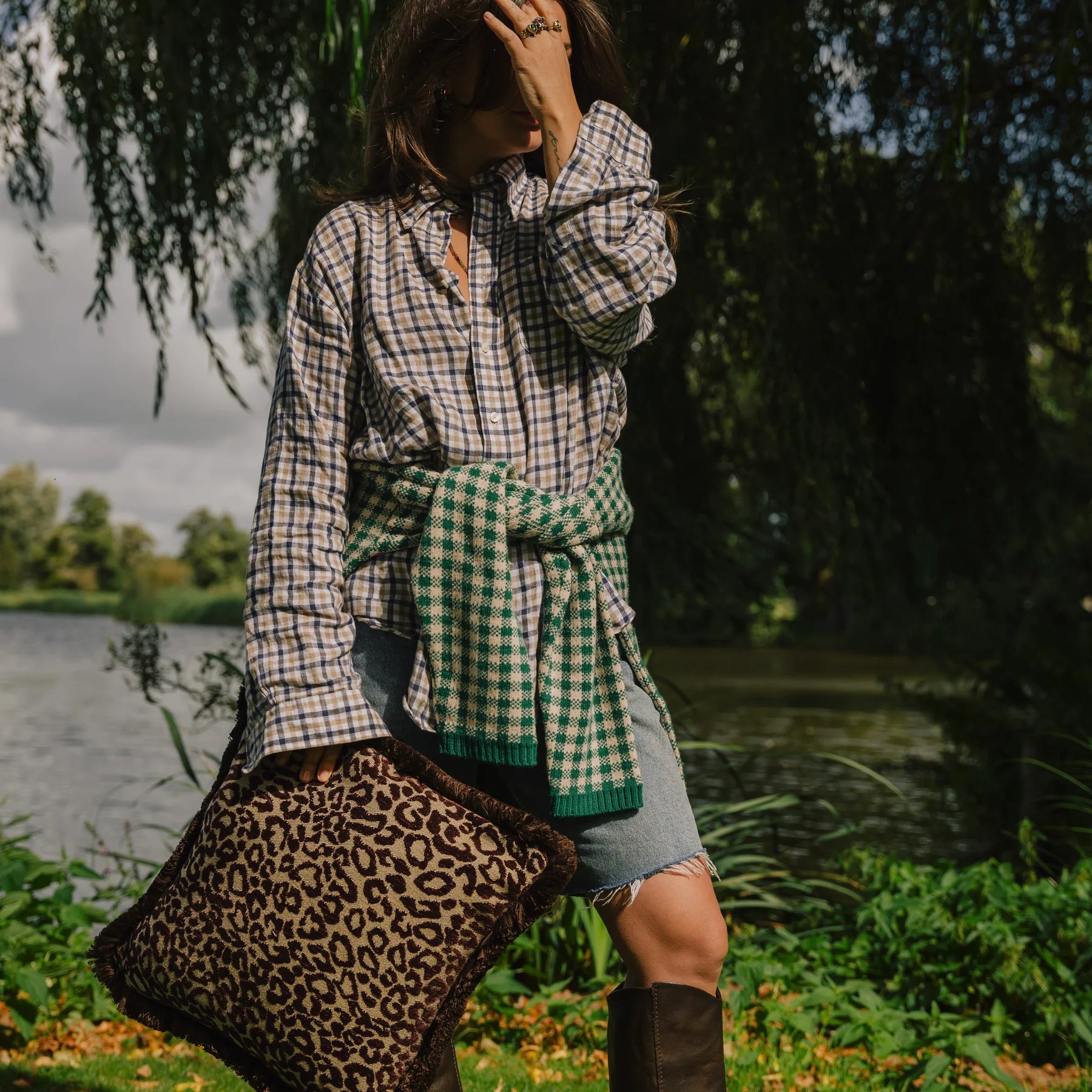 Maya Chocolate Cushion