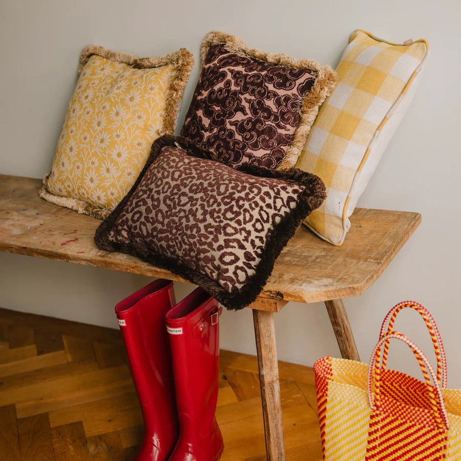 Laura Leopard Cushion