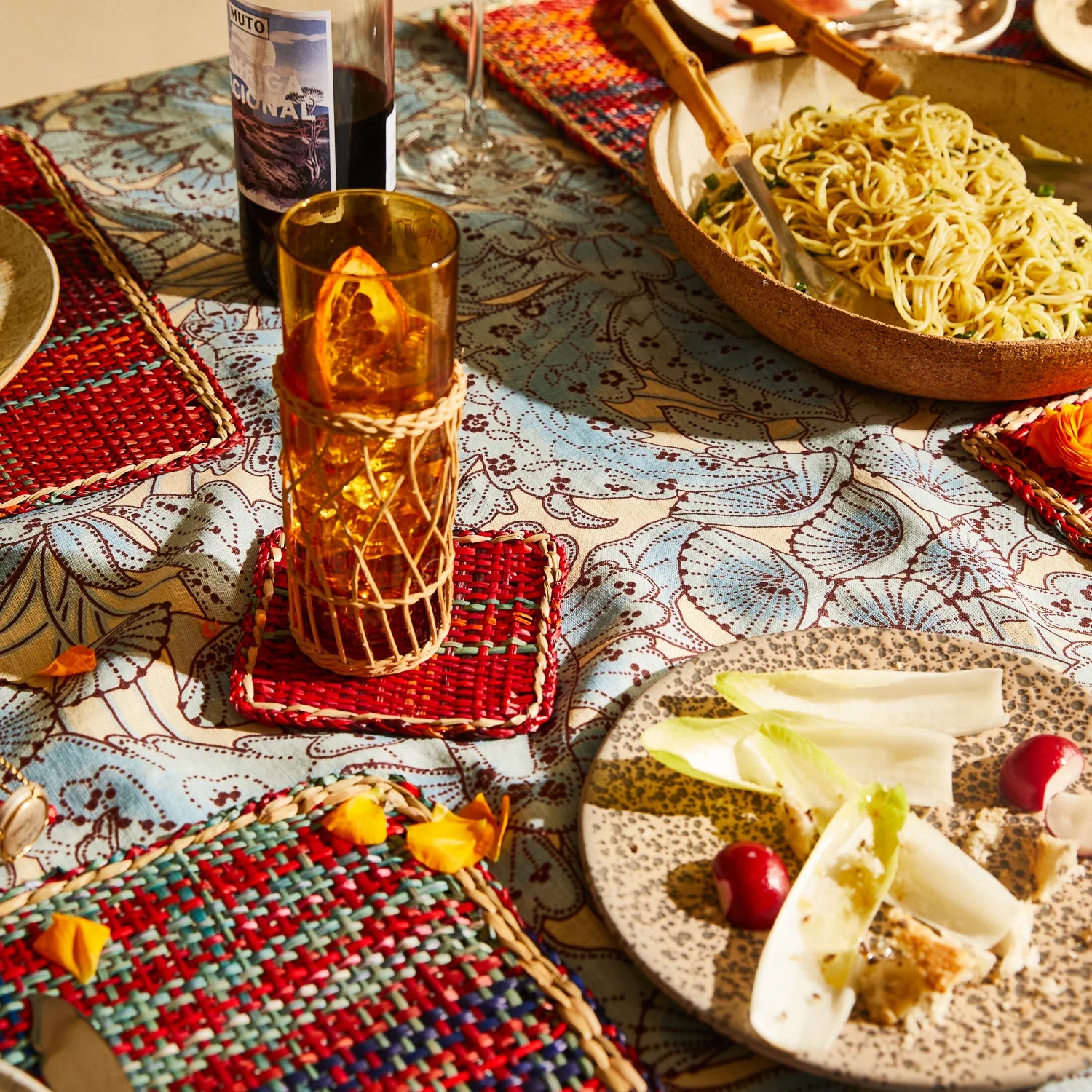 Crimson Coaster Set of 4