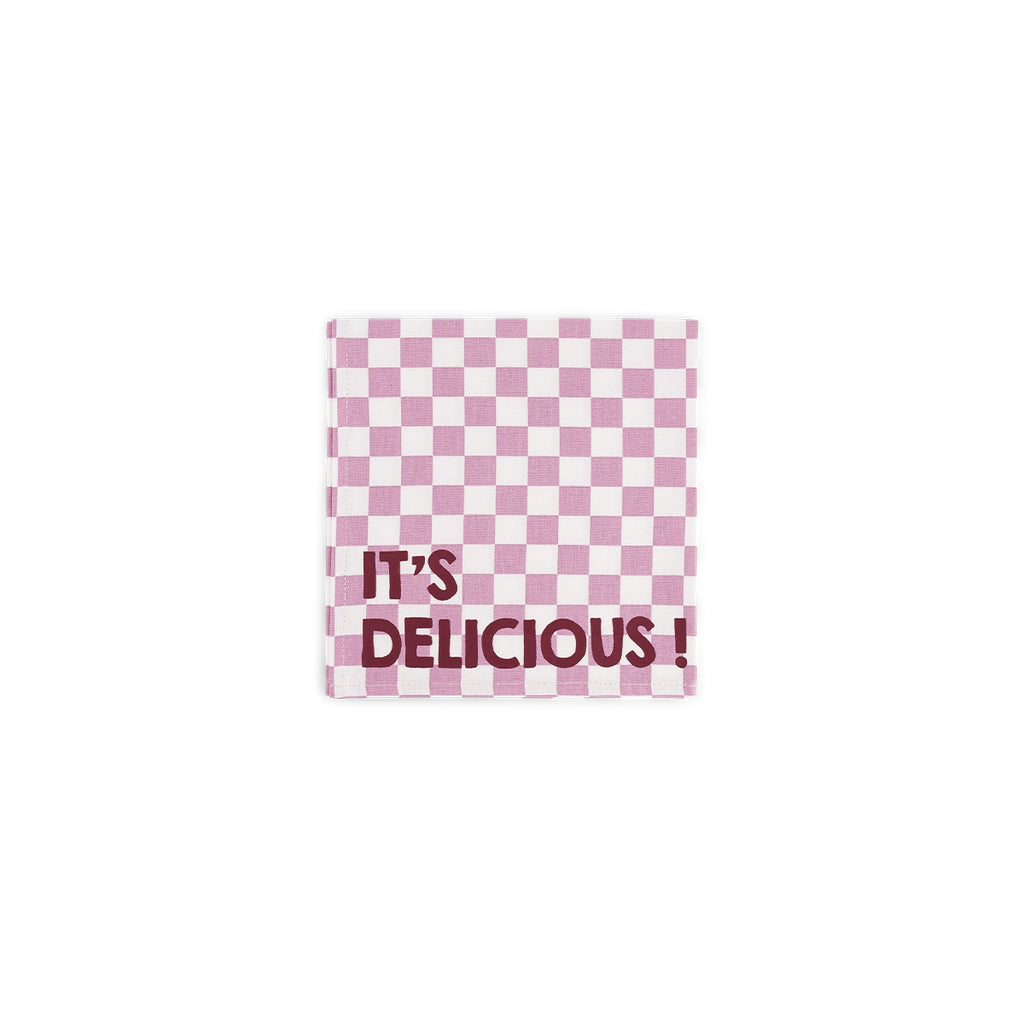 IT'S DELICIOUS ! Set of 2 Napkins
