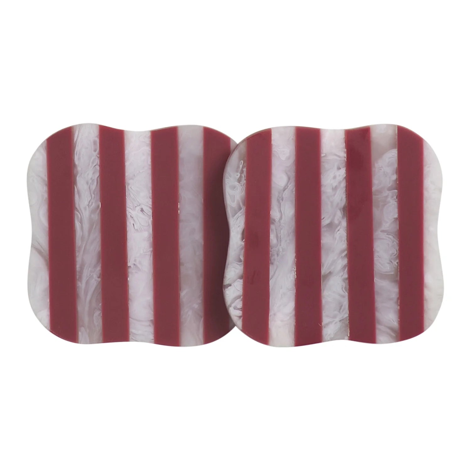 Lilac Stripe Coaster Set of 2