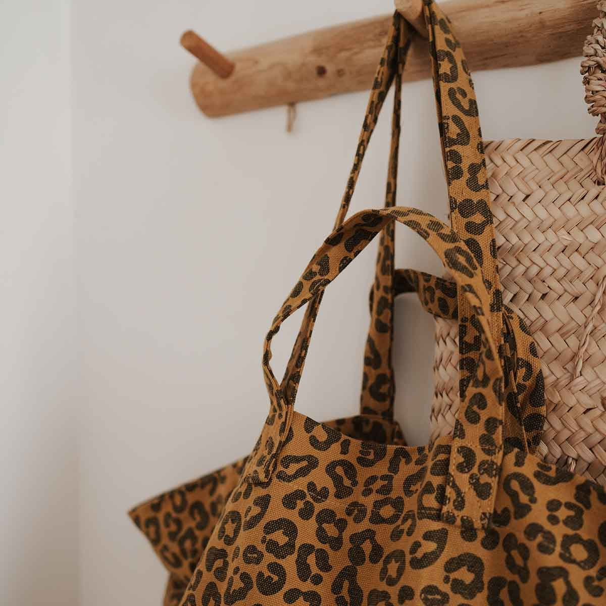Caramel Leopard Bag