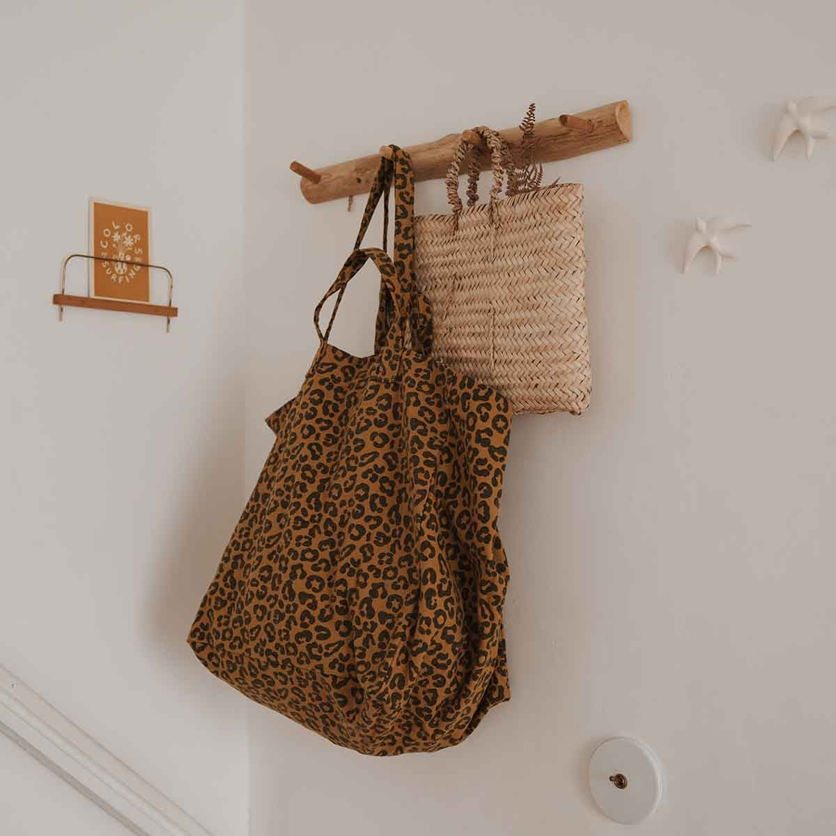 Caramel Leopard Bag