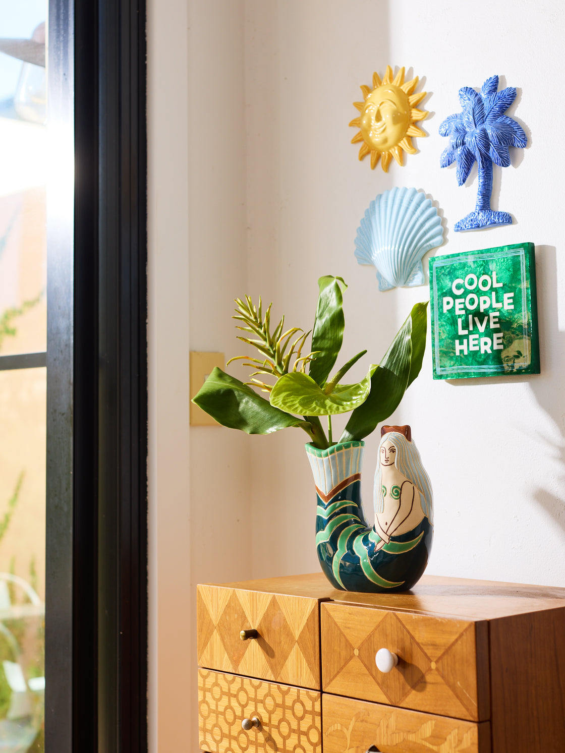 Blue Shell Wall Hanging