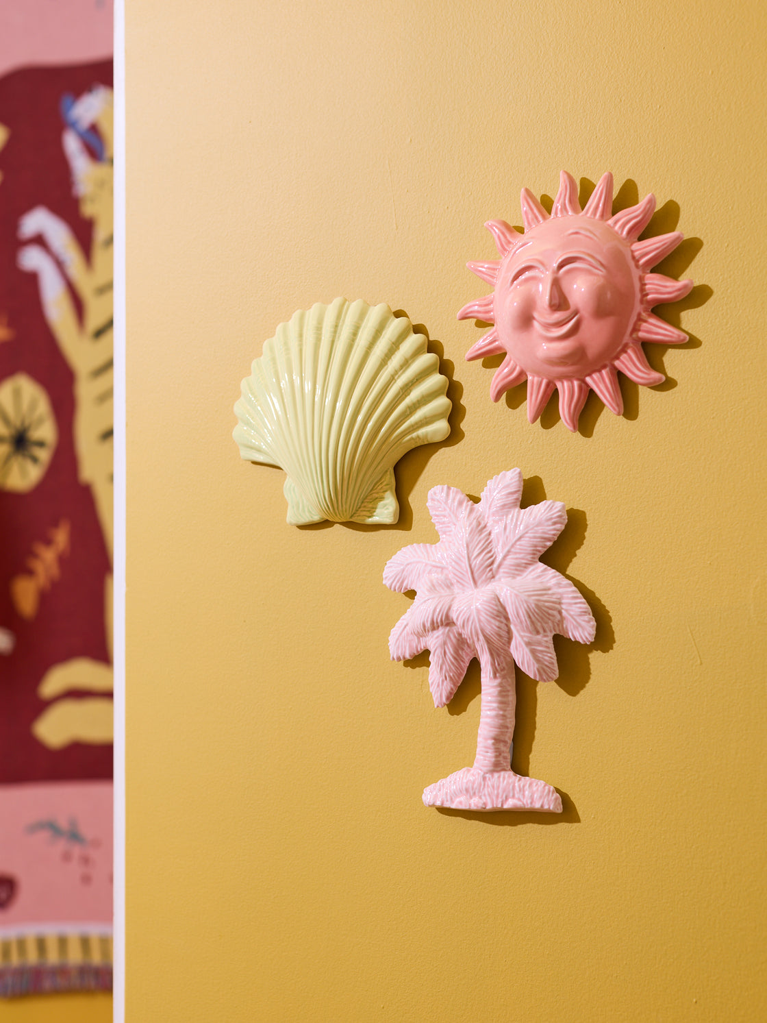 Pink Palm Wall Hanging